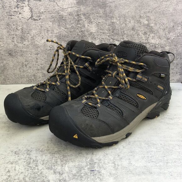 KEEN Utility Lansing Mid Waterproof Steel Toe Work Boots Men’s Sz 12EE No Insole - Picture 1 of 11